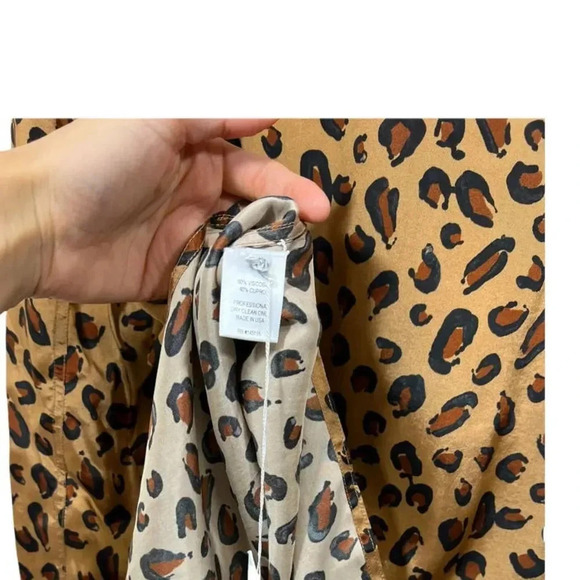 ROSETTA GETTY Leopard Print Relaxed Shirt - Picture 8 of 9